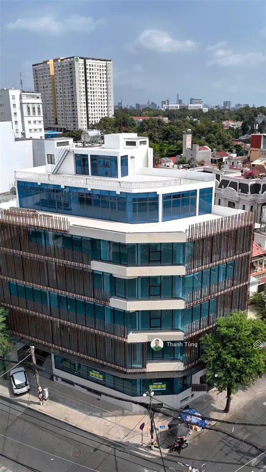 Toà nhà mới 100% 2mt cửu long + lam sơn, tân bình  20x25m  hầm 7 tầng  hđt 550 triệu  220 tỷ