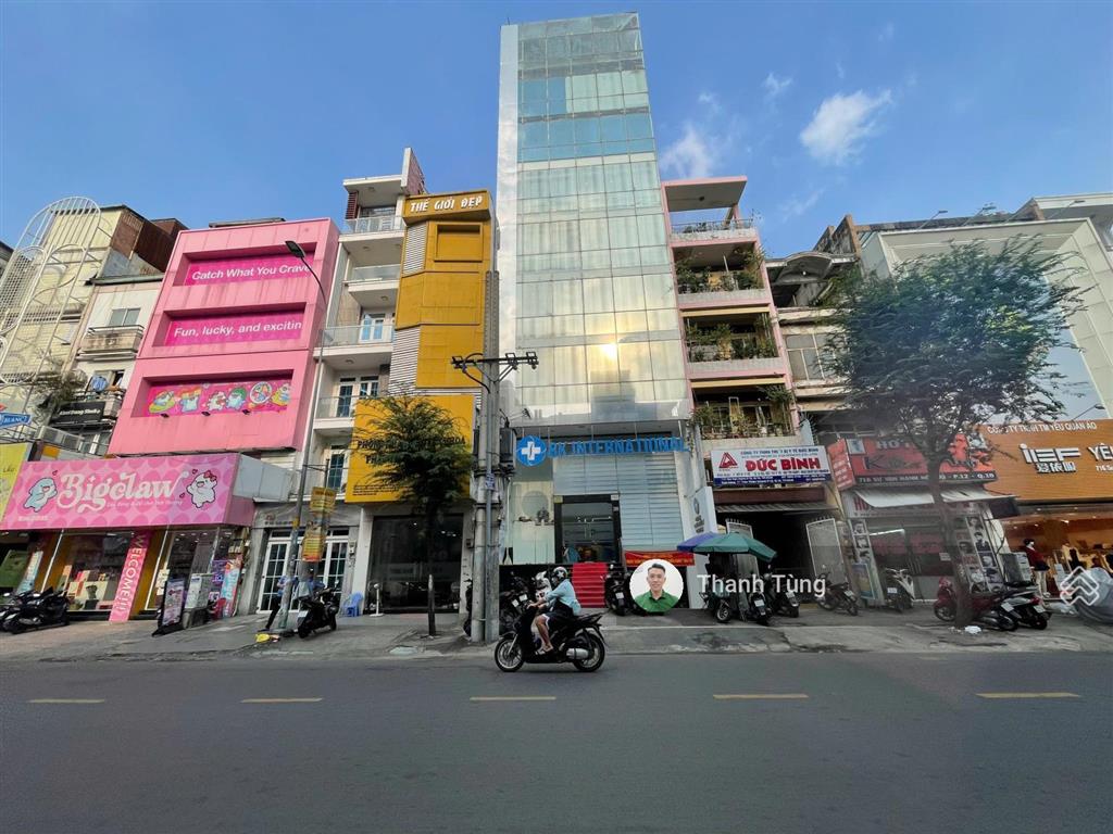 Tòa nhà mt sư vạn hạnh, quận 10  8x18m  hầm 10 tầng  hđ thuê 300 triệu  giá 125 tỷ