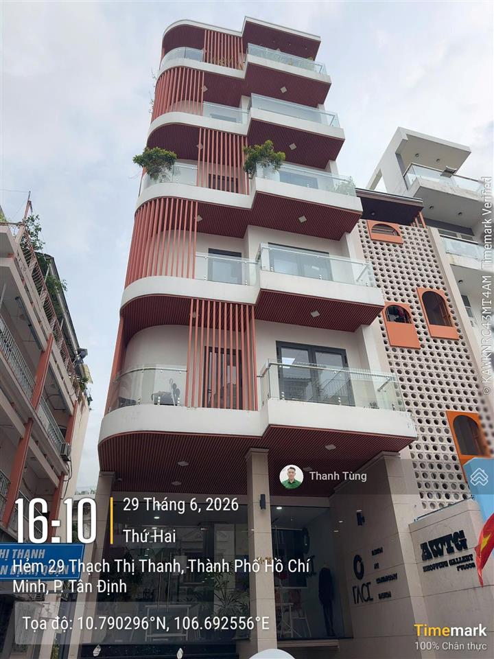 Tòa nhà góc 2mt thạch thị thanh, quận 1  6x18m  hầm 6 tầng  hđt 130 triệu/th  giá 60 tỷ