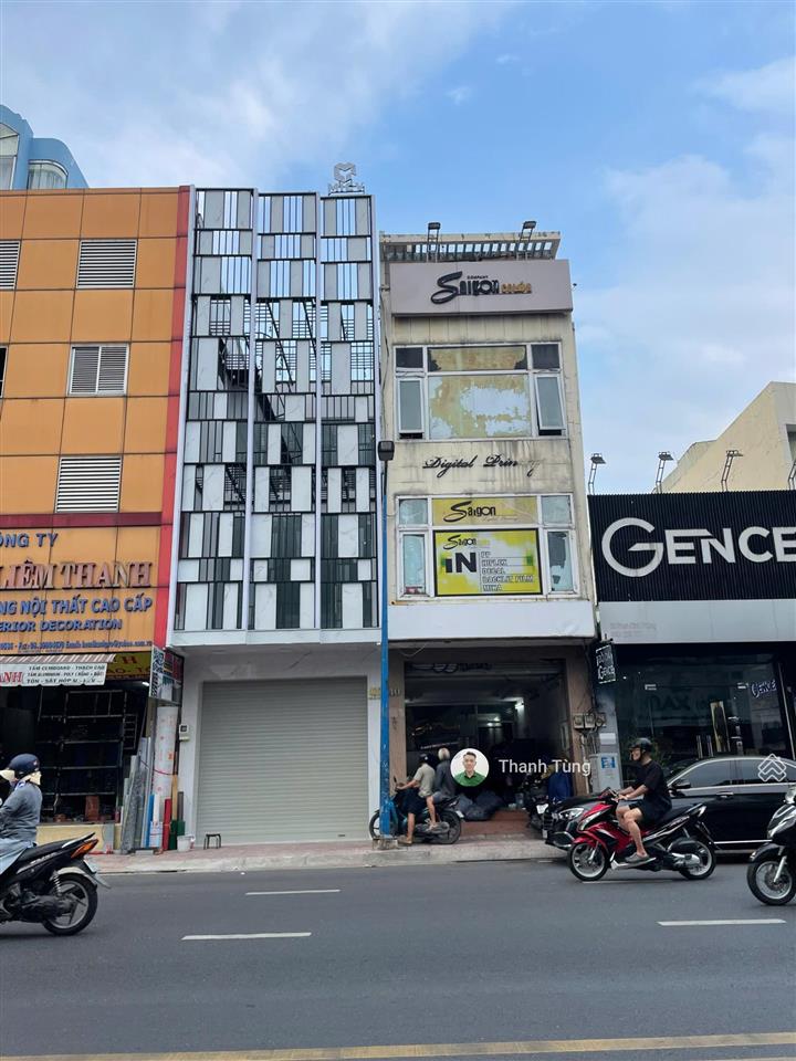 Cách quận 1 chỉ 100m  mt phan đình phùng, phú nhuận  8x23.5m  4 tầng  hđt 150 triệu  giá 65 tỷ