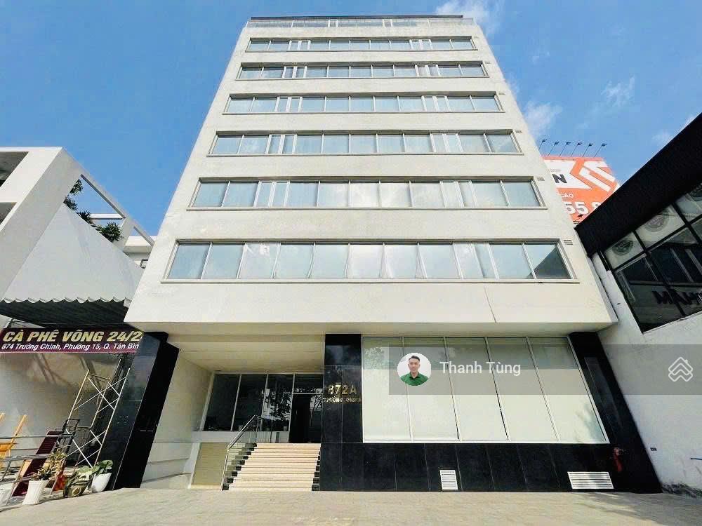 Ngang khủng  toà nhà mt trường chinh, tân bình  17.4x15.5m  hầm 7 tầng  hđt 300 triệu  115 tỷ