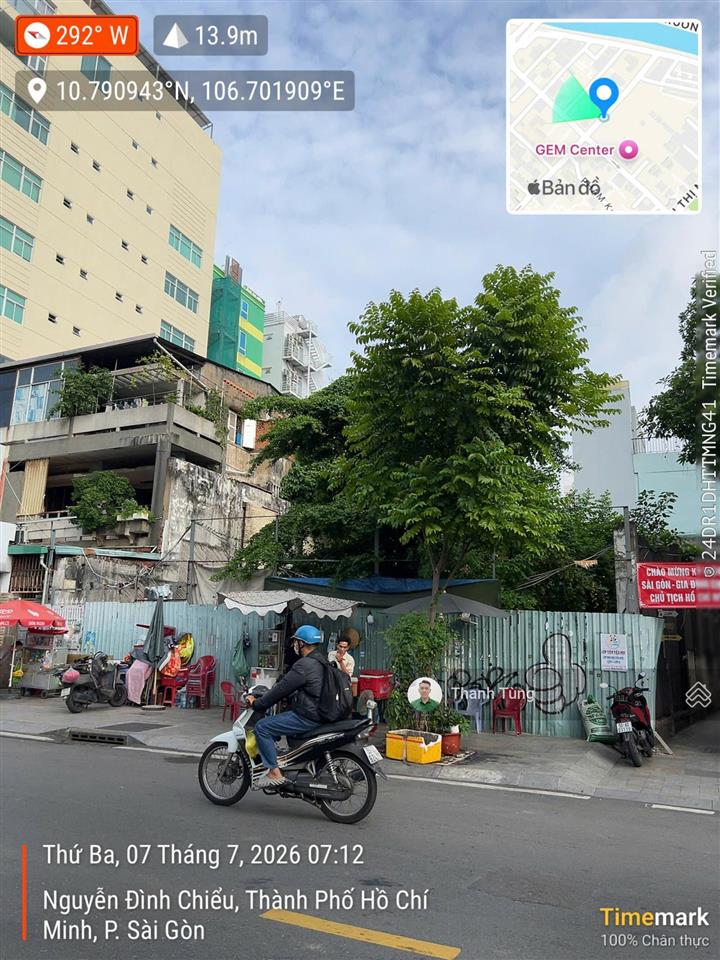 Góc 2mt nguyễn đình chiểu, quận 1  13.5x25m, nở hậu 16m  xd 2 hầm 14 tầng  giá 240 tỷ