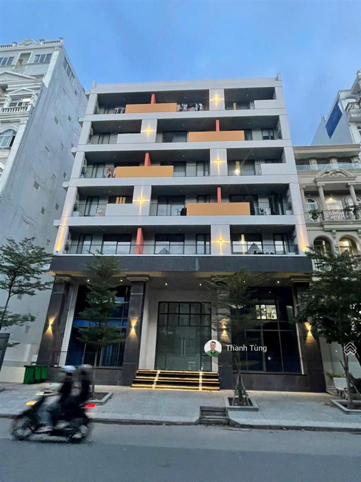 Tòa nhà chdv  trần xuân soạn, quận 7  17x27m  hầm 7 tầng  hđt 300 triệu/th  giá 110 tỷ