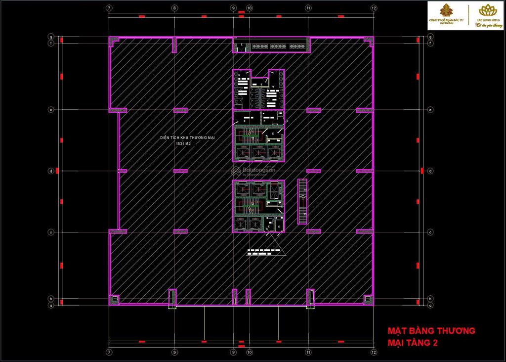 Bán chuyển nhượng 1.531m2 sàn văn phòng thương mại n01  ngđ  đang cho thuê hơn 6 tỷ/năm