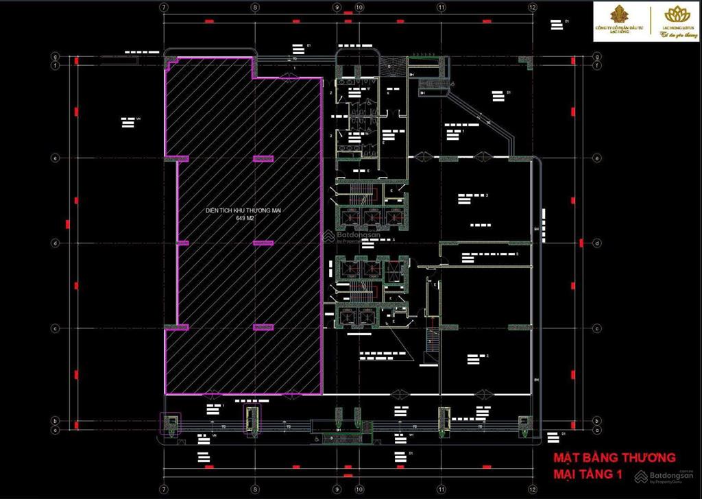 Bán chuyển nhượng 1.531m2 sàn văn phòng thương mại n01  ngđ  đang cho thuê hơn 6 tỷ/năm