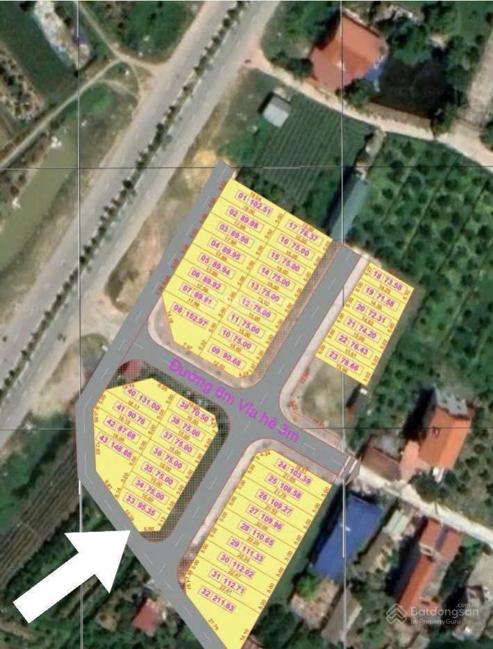 Chính chủ bán đất đấu giá  đối diện hud mê linh và sun mê linh  giá nhỉnh 6 tỷ  x2 bđs