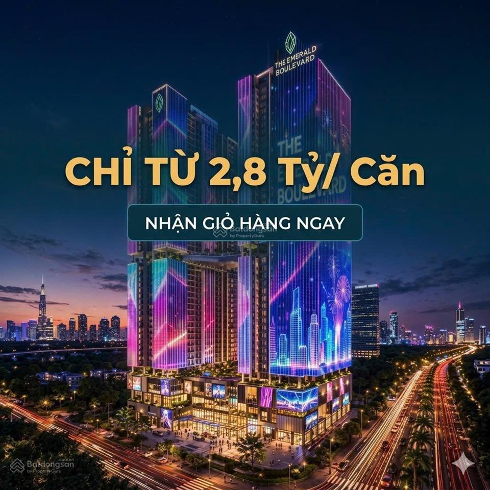 The emerald boulevard bình dương chiết khấu khủng 5%, giá tốt nhất cho sp 2pn