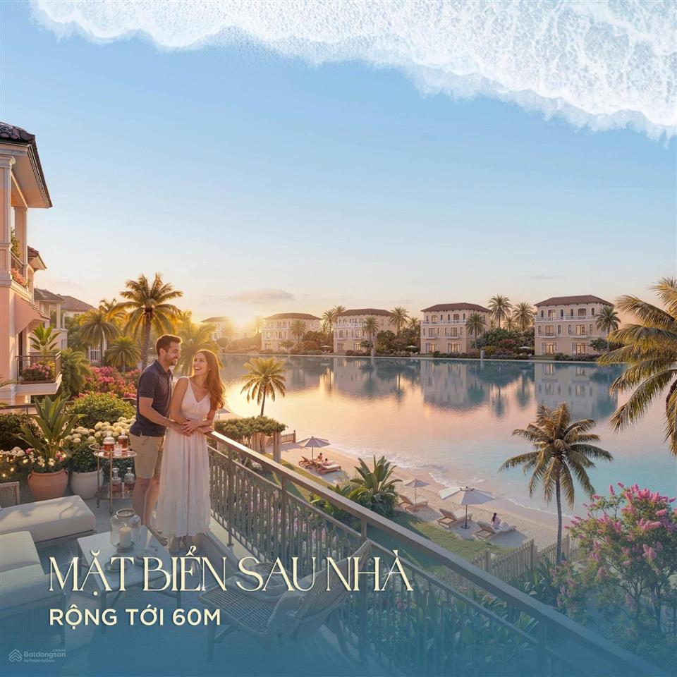 Biệt thự song lập ngay mặt biển tự nhiên cần giờ 171m2  giá tốt vinhomes cần giờ