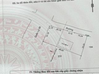 Mặt tiền quốc lộ 56, 20 x 50m 2 mặt tiền 160m2 thổ cư giá 12 tỷ 500tr