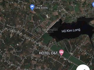 Bán 3 héc ta, đường nhựa 600m2 thổ cư giá 930tr/sào = 27 tỷ 900 tr đất thị trấn kim long châu đức