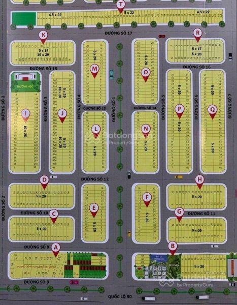 Nguồn tốt chỉ 1 lô 138m2 full thổ cư, kdc phước đông mặt tiền ql50, giá mềm, sổ công chứng ngay