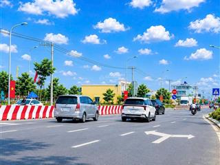 Bán lô đất 100m², full thổ cư, đất đô thị, cách co.op mart thủ thừa 300m, sổ sẵn công chứng ngay