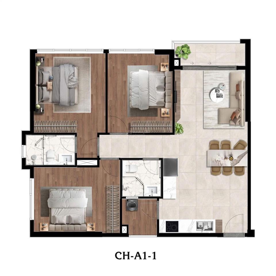 Bán căn 1pn tòa 7 tầng 20 căn số 2 được giảm 3%, chỉ cần thanh toán 8,6%  0901 001 ***