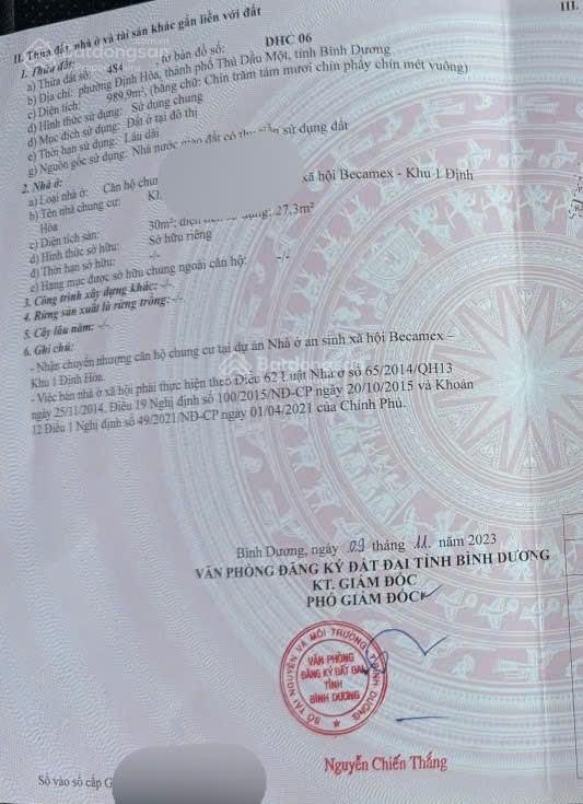 Nhà ở xã hội việt sing. đã đủ 5 năm rồi. ai mua cũng được. decor bao sổ 505 triệu. (8510)