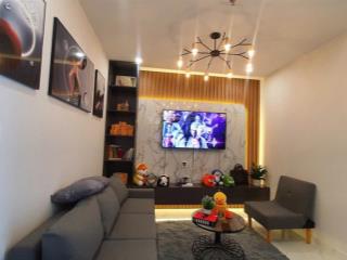 (8644) cho thuê lâu dài star tower. decor, full nội thất 6,5 triệu/tháng ( 2pn, pk, wc)