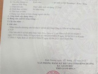 Khu dân cư việt sing. lầu 3 decor 525 triệu. sổ hồng lâu dài vĩnh viễn. cho thuê được 2,7 triệu/th