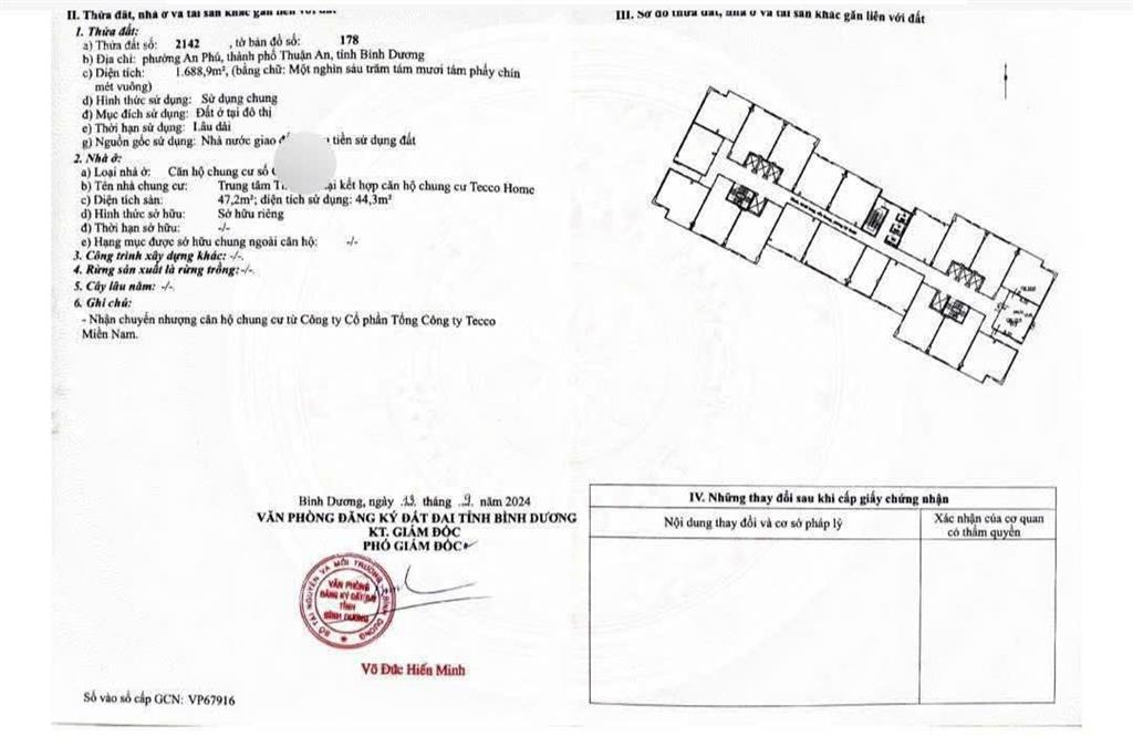 Căn hộ tecco home an phú. lúc sốt 1,580 tỷ. giờ cắt lỗ 210 triệu. có sổ hồng