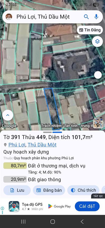 (9613) hẻm 182 lê hồng phong, phú lợi, thủ dầu một, 101,7m² sổ hồng 3,390 tỷ