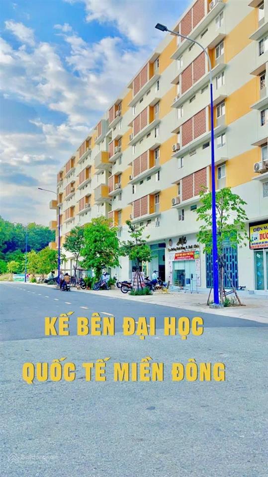 Căn hộ becamex định hòa, lầu 1 sổ hồng 500 triệu (100% tiền) cho thuê được 3 triệu/tháng
