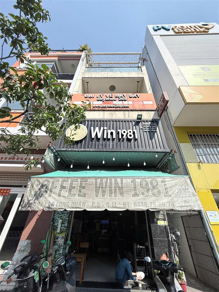 Hai mặt tiền đường 30m  q11 (4 * 13) 4 lầu 14.5 tỷ