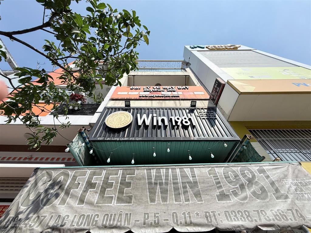 Hai mặt tiền đường 30m  q11 (4 * 13) 4 lầu 14.5 tỷ