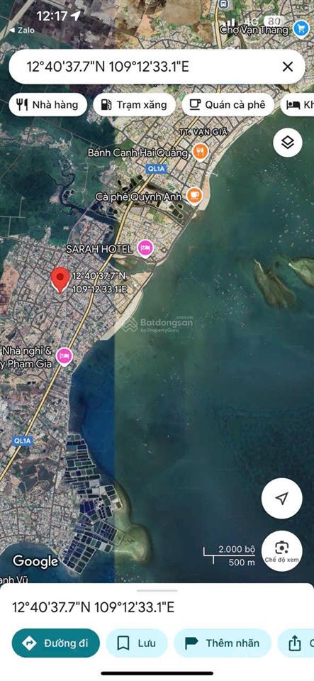 Đất nền vạn lương/ vạn ninh  cách biển chỉ 700m