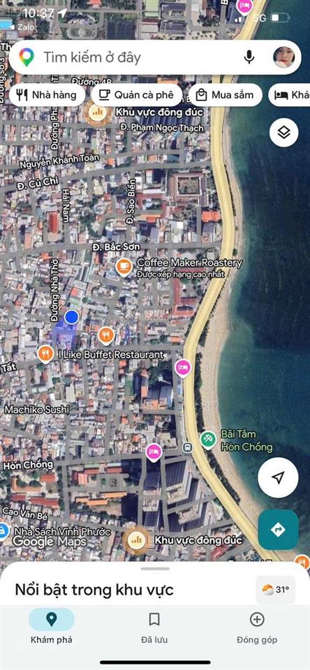 Lô đất hẻm đặng tất/ ngay bãi tắm hòn chồng / nha trang