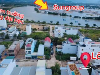 Lô đất tđc hòn rớ 2/ nha trang bên mặt sông đối diện đảo sun group đường 16m
