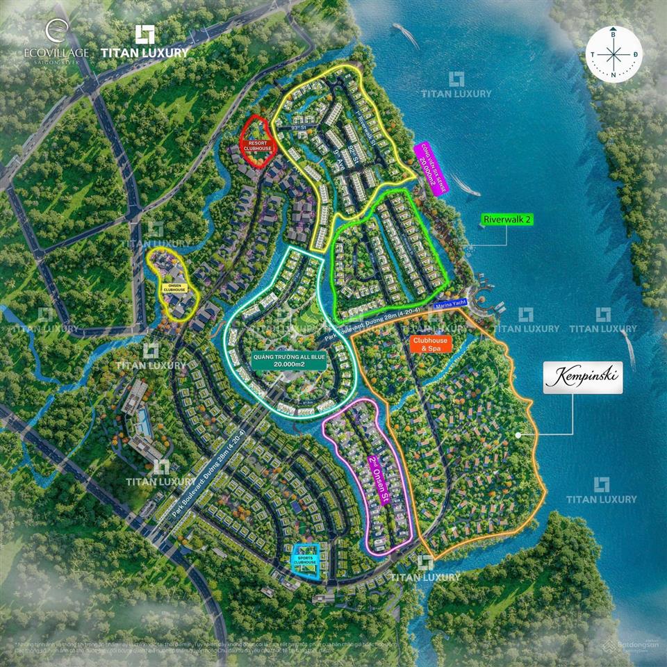 Biệt thự đơn lập mặt sông sài gòn  khu vip nhất eco village saigon river  giá 50 tỷ