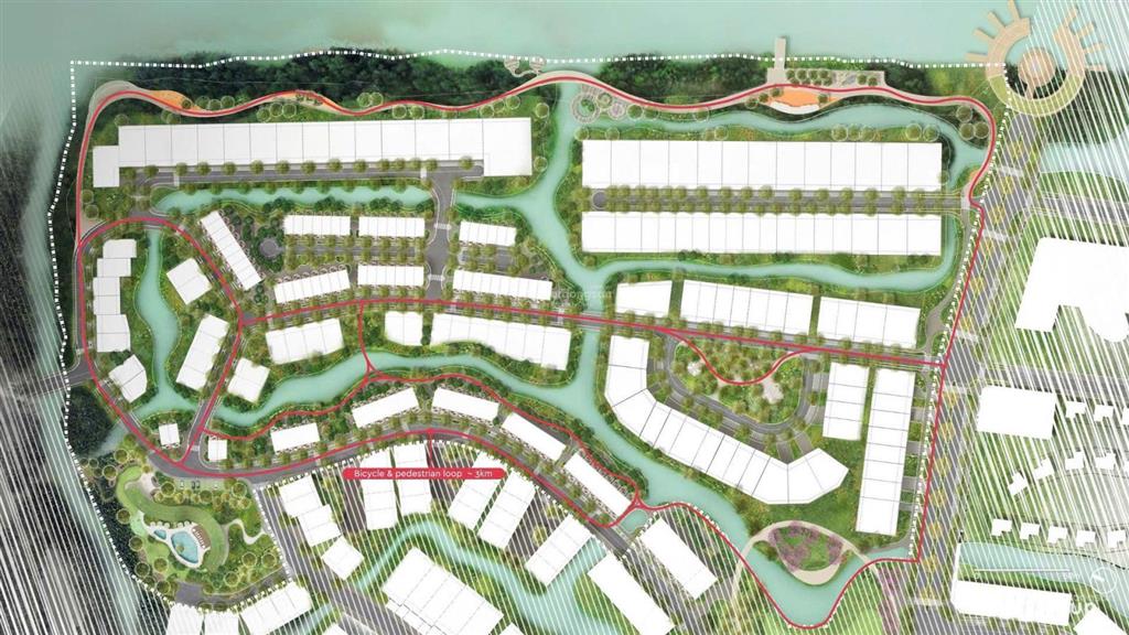 Nhà phố góc 3 mặt tiền eco village saigon river, 10 tỷ  nhà đã bàn giao