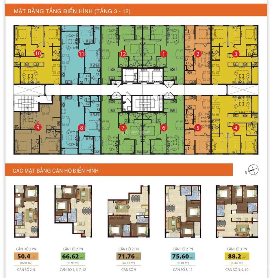 Cực phẩm căn chung cư lucky dragon  cách global city q2 có 3km, giá 4,95 tỷ/71,9m2