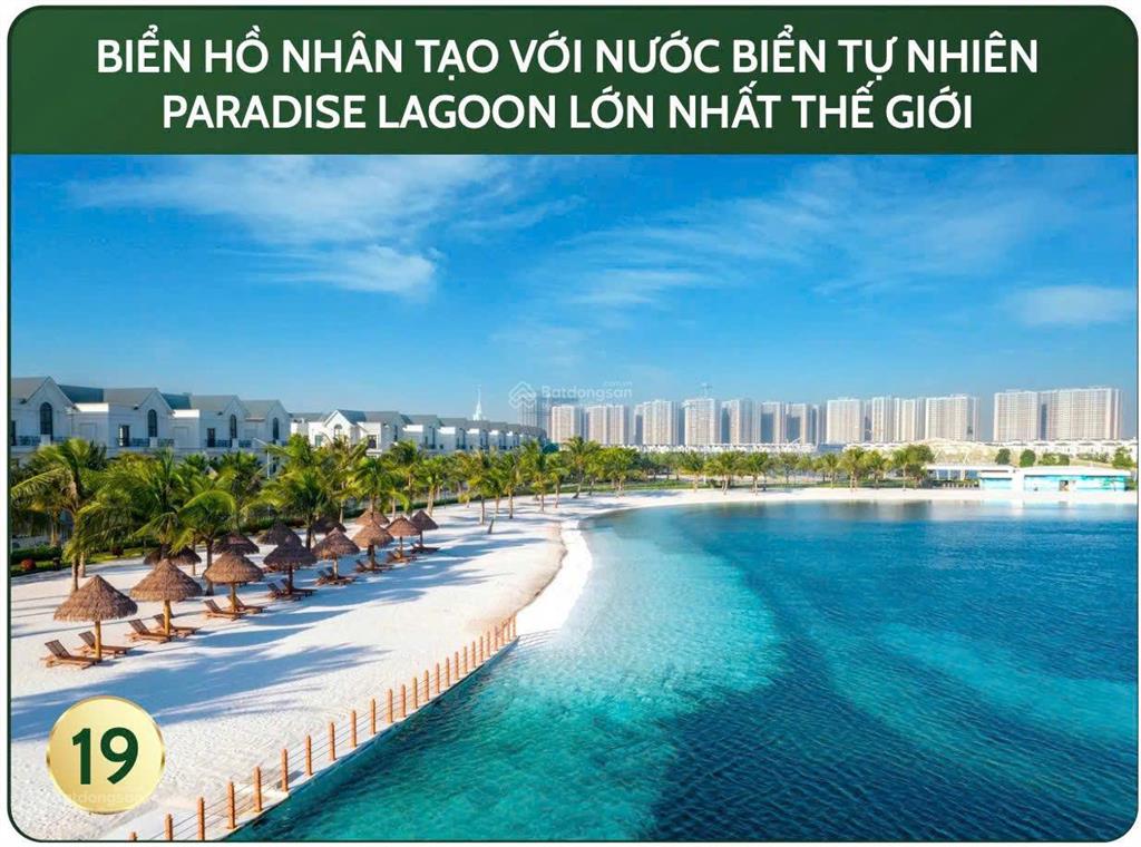 Bán biệt thự song lập mặt biển rộng giá tốt nhất vinhomes cần giờ, dt 196.2 m2, giá 19.7 tỷ