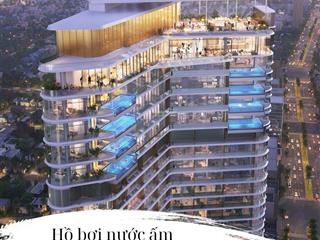 Sky villas bản giới hạn có hồ bơi nước ấm tầng 40 dự án nobu đà nẵng, dt 288m2, giá 45 tỷ