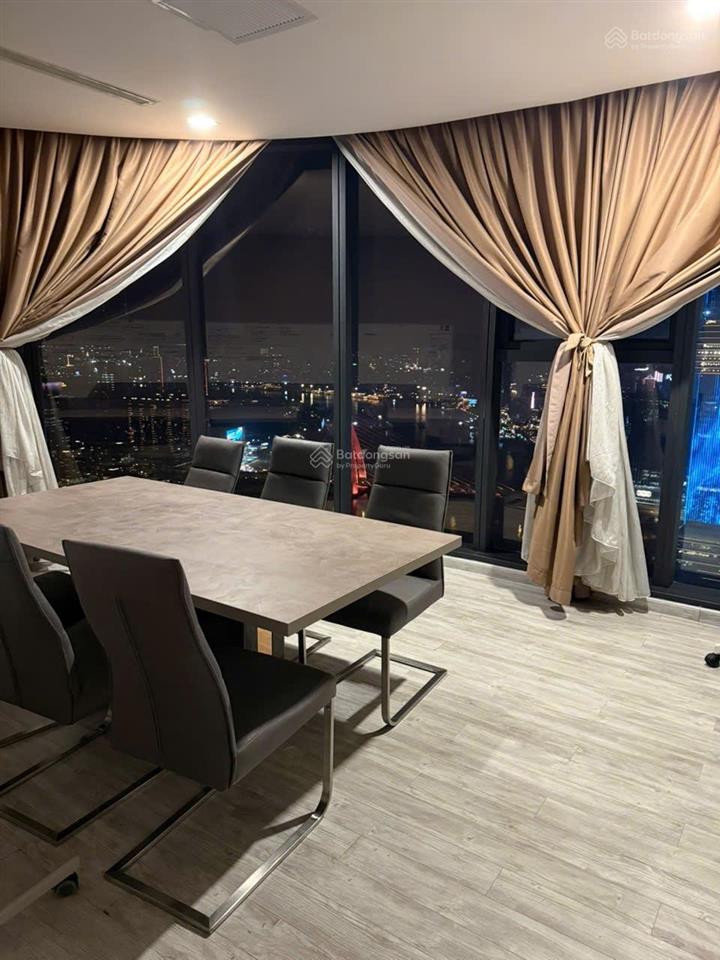 Cho thuê 4pn vinhomes ba son view vòng cung sông sg 60 triệu full nt