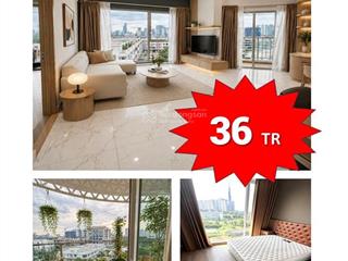 * cho thuê căn hộ 3pn/104m2/36tr ,thủ thiêm lakeview,căn góc, 2wc, full nội thất, view rộng 20m*
