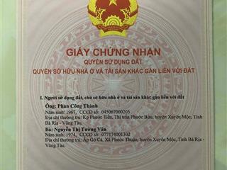 Bán đất nền trung tâm chính chủ tại hẽm 160 đ.hùng vương, 3,25 tỷ, 539,5 m2 cách biển hồ tràm ~5km