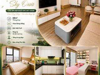Ecopark bán căn hộ sky oasis 68m2 (2pn2vs )  đủ đồ  tầng trung  sổ lâu dài