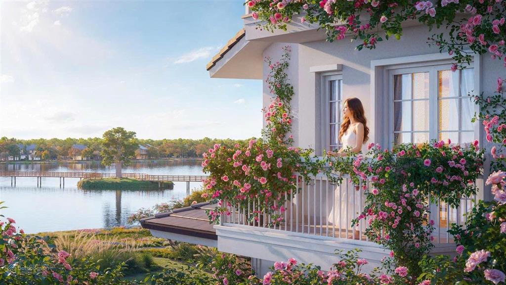 Bán nhà phố vườn rừng hồng eco retreat 3,5 tầng, giá 5,65 tỷ, vốn ban đầu chỉ 850 triệu