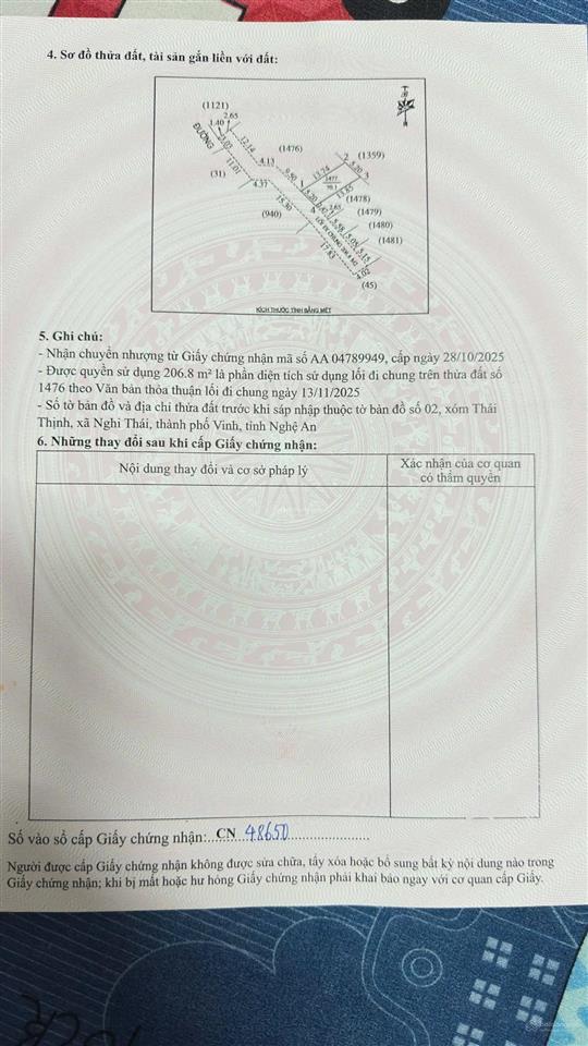 Bán 70,1m2 đất thổ cư, mặt đường 4m ô tô đi ra đường 535 hơn 100m giá 1,3 tỷ  mr hùng 0932 261 ***