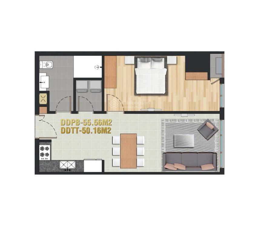 Chủ hạ giá bán gấp, căn 1pn, 56m2, pearl plaza, full nội thất, view sông sg  có sổ hồng sẵn