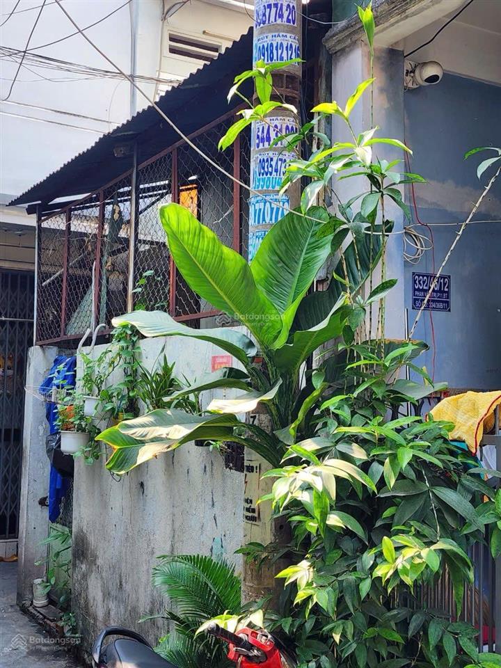Bán nhà nát, thích hợp xây mới, 70m2, nhà 2 mt hẻm, đường phan văn trị, p11, bình thạnh, sổ hồng