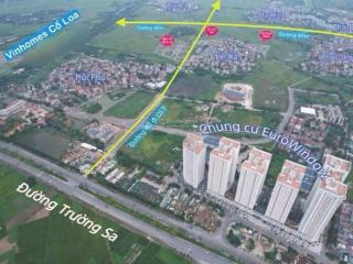 Lô góc 80m2 đầu cầu tứ liên vỉa hè rộng, hiếm không có lô thứ 2