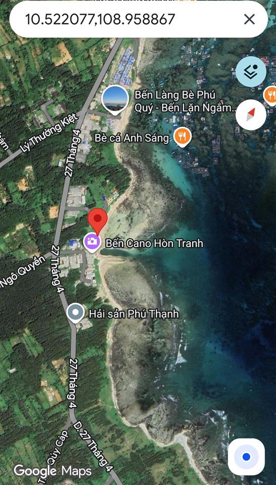 Bán 4000m² đất mặt biển phú quý  xã tam thanh  đảo phú quý  tỉnh bình thuận cũ (lâm đồng mới)