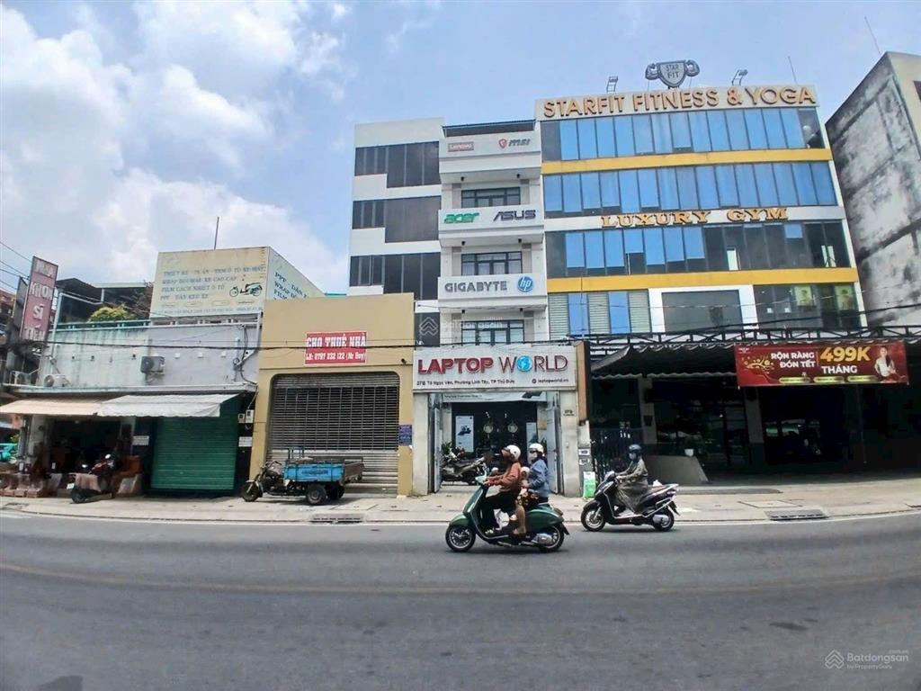 Mặt tiền kinh doanh tòa nhà 6 tầng 5x27m tô ngọc vân, linh tây, thủ đức