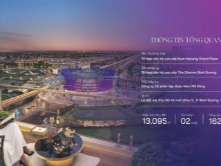 Chỉ 1 bước chân đến nhà ga metro, nam mekong grand plaza có vị trí nổi bật tại tp mới bình dương