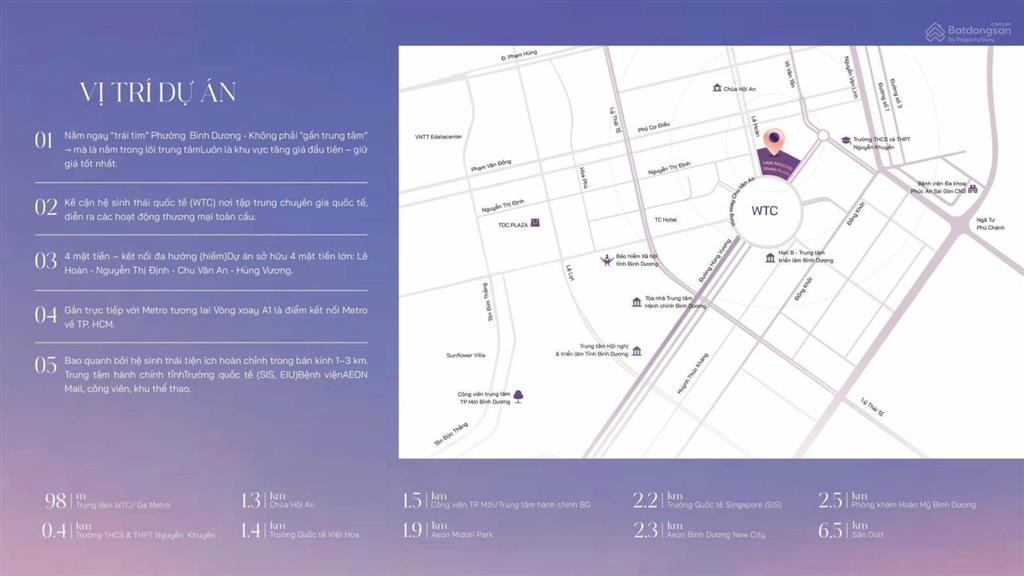 Chỉ 1 bước chân đến nhà ga metro, nam mekong grand plaza có vị trí nổi bật tại tp mới bình dương