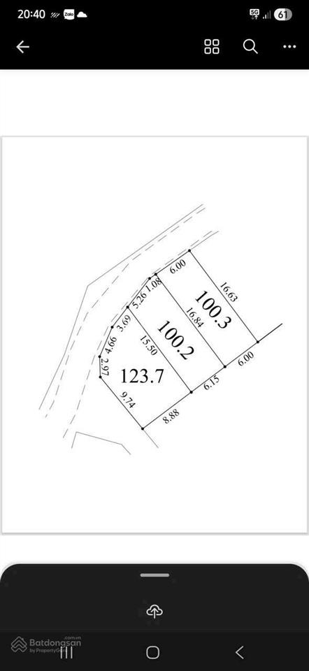 Tiềm năng cực tốt, 100m2, mặt tiền 6m, lập thạch, phú thọ, sát khu cổng nghiệp, chỉ hơn 700tr