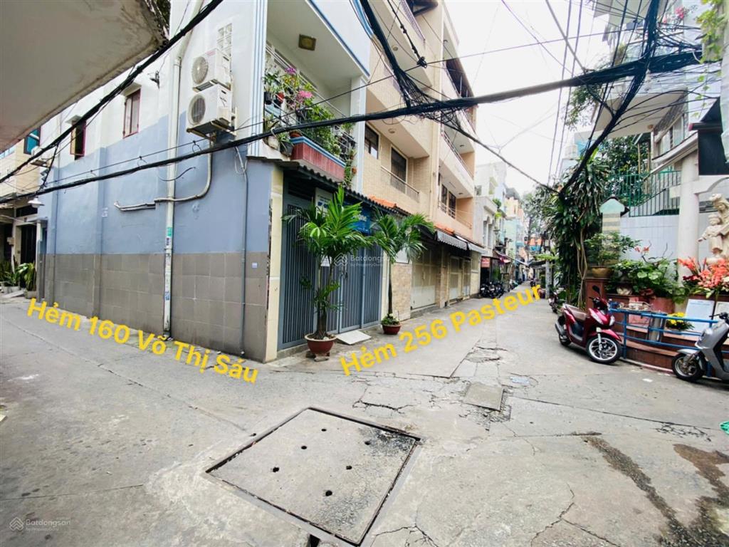 Cho thuê nhà nguyên căn 42m2, full nt, 2 cửa 2 mặt hẻm, pasteur