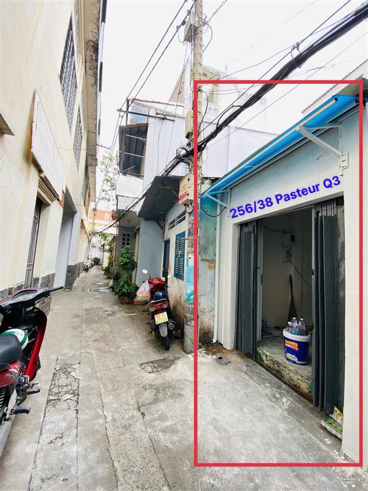 Cho thuê nhà nguyên căn 42m2, full nt, 2 cửa 2 mặt hẻm, pasteur