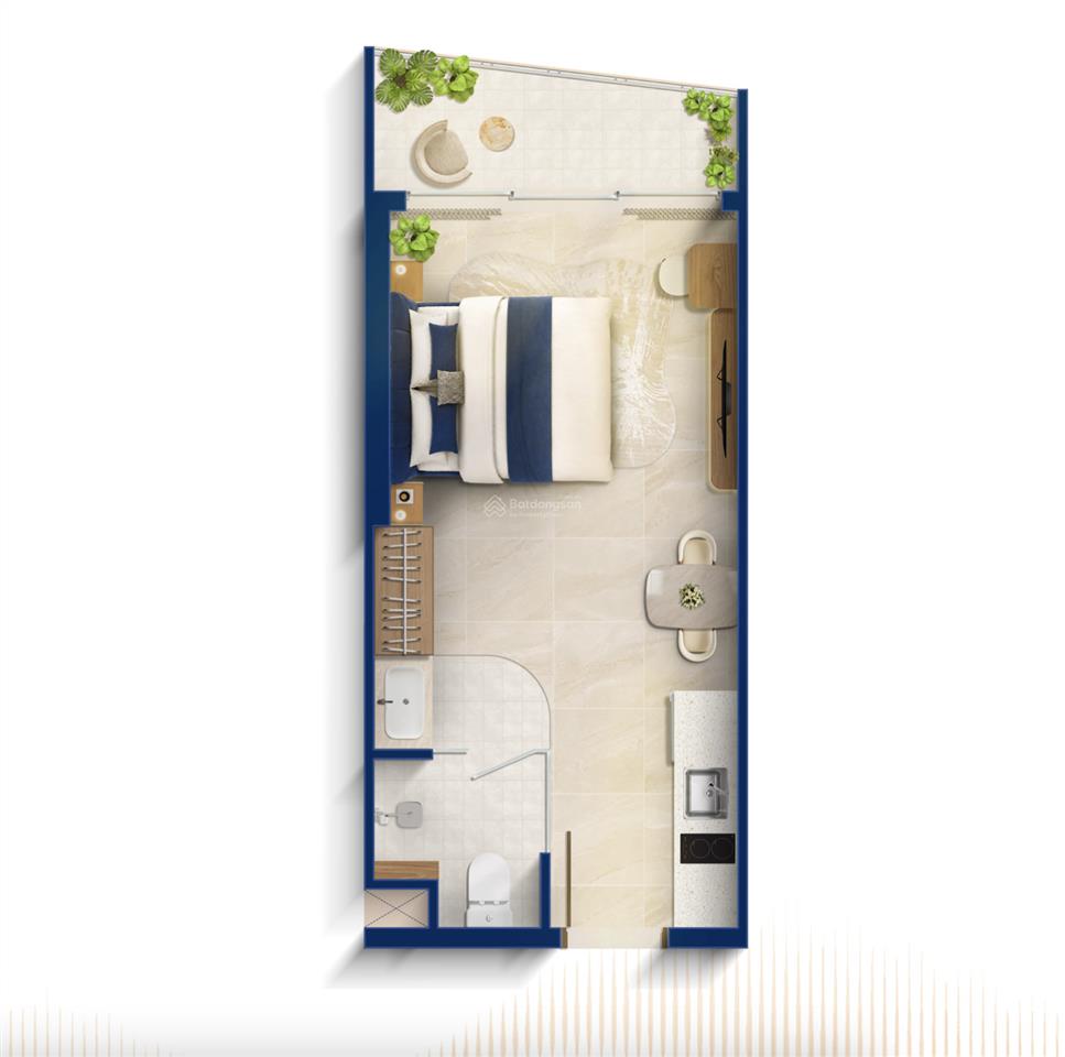 Studio view biển 1,5 tỷ full ưu đãi